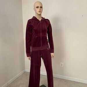 JUICY COUTURE BLING TRACKSUIT, PANTS MEDIUM, JACKET LARGE - Candied Fig(Similar)